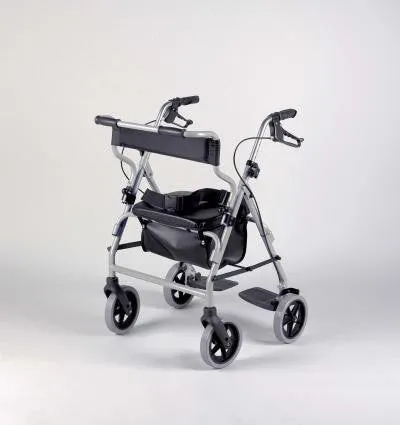 2 In 1 Rollator & Transit Chair