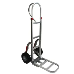 Aluminum Hand Cart w/ Foam Fill Tires & Stair Climbers