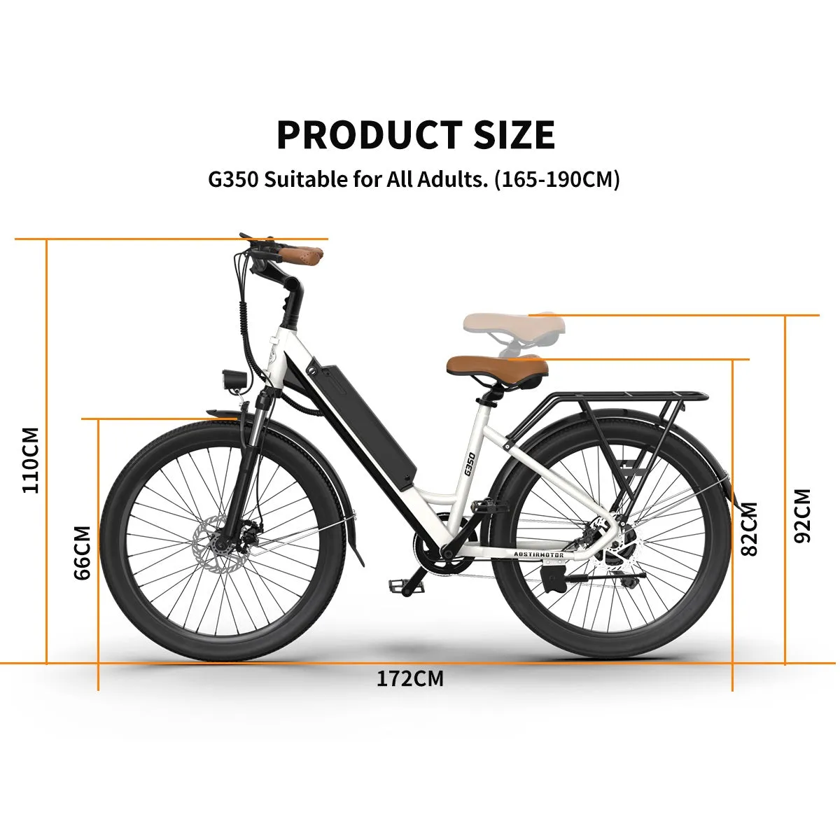 Aostirmotor 500W S07-P Commuting and Hunting Electric Bike