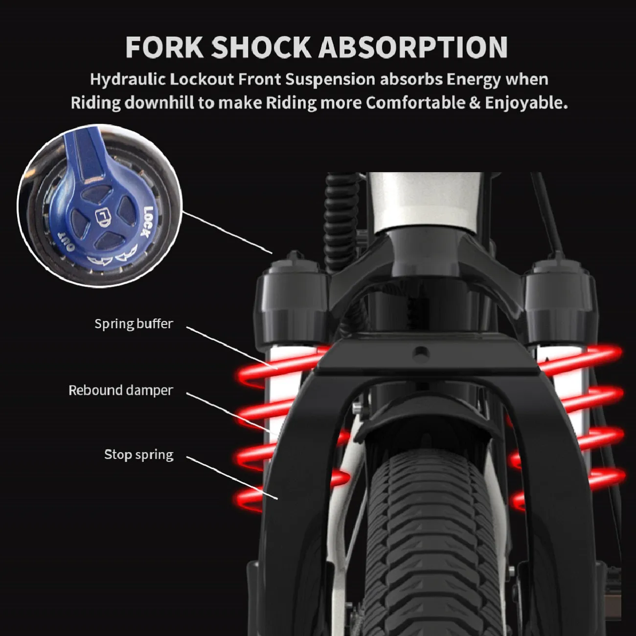 Aostirmotor 500W S07-P Commuting and Hunting Electric Bike