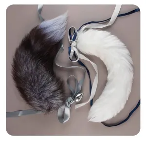 BDSM Anal Plug Detachable Fox Tail