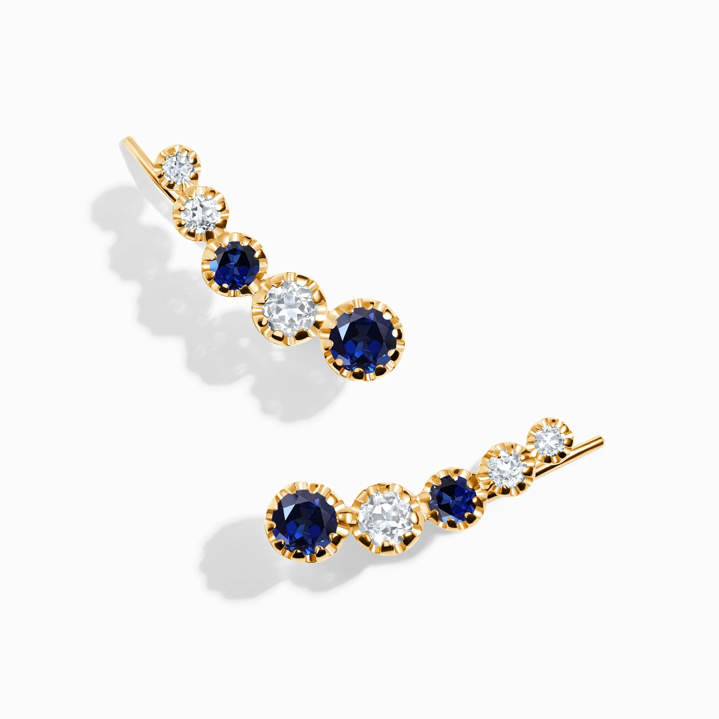 Blue Sapphire Earrings - Arise Climbers