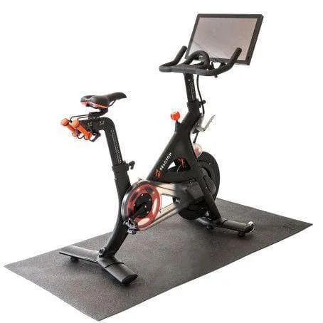 BODYWORX SMALL EQUIPMENT MAT for exercise bikes, etc (Black)