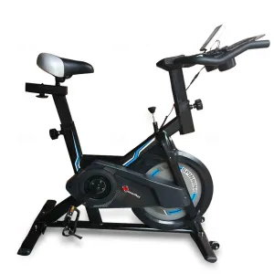 BS-150 Spin Exercise Bike for Home Use [10Kg Flywheel | Max User Weight 110kg | LCD Display | Belt Drive | 3pc Crank | Anti-slip Pedal and Adjustable Seat] 1 Year Manufacturer Warranty