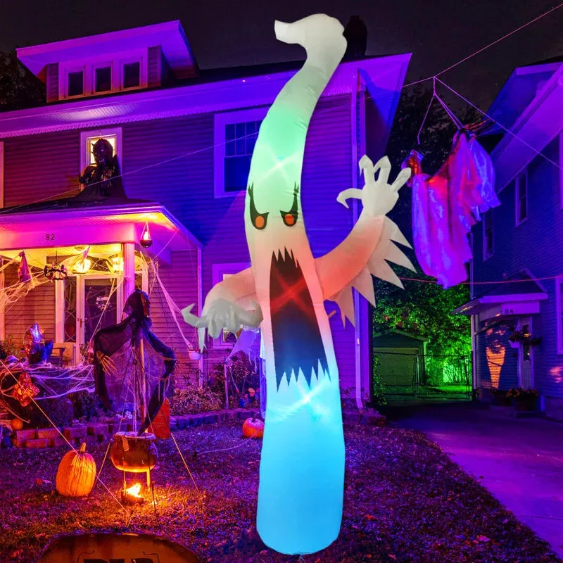 Halloween Inflatable Outdoor Colorful Blow up Ghost Inflatable