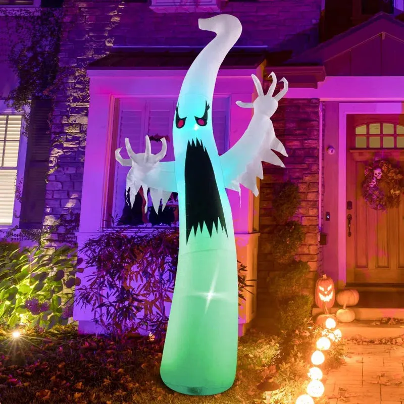 Halloween Inflatable Outdoor Colorful Blow up Ghost Inflatable