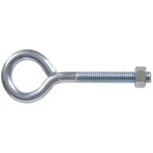 Hillman Hardware Essentials Eye Bolt with Hex Nut Zinc (1/2"-13 x 6") (1/2"-13 x 6")