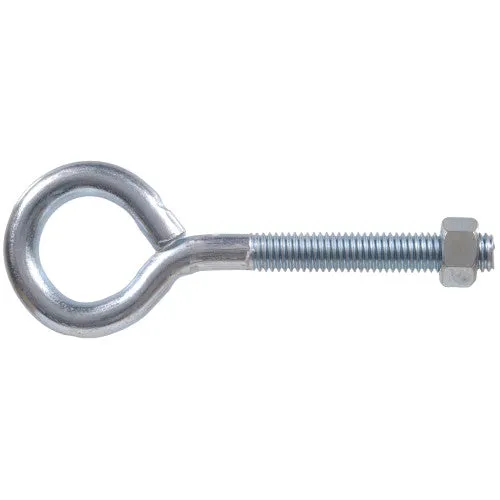 Hillman Hardware Essentials Eye Bolt with Hex Nut Zinc (1/2"-13 x 6") (1/2"-13 x 6")