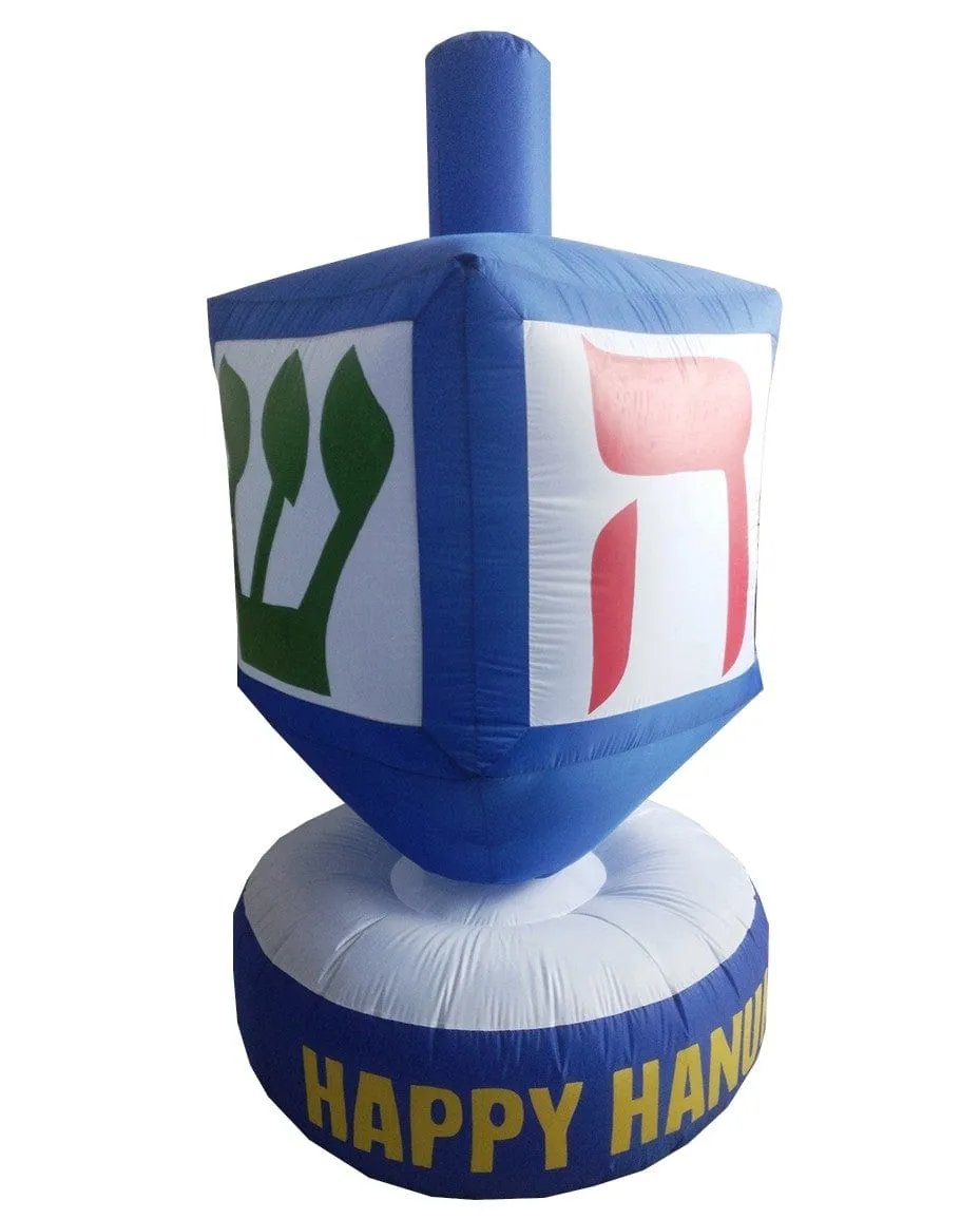 Jumbo Inflatable Dreidel 8 Footer with Lights