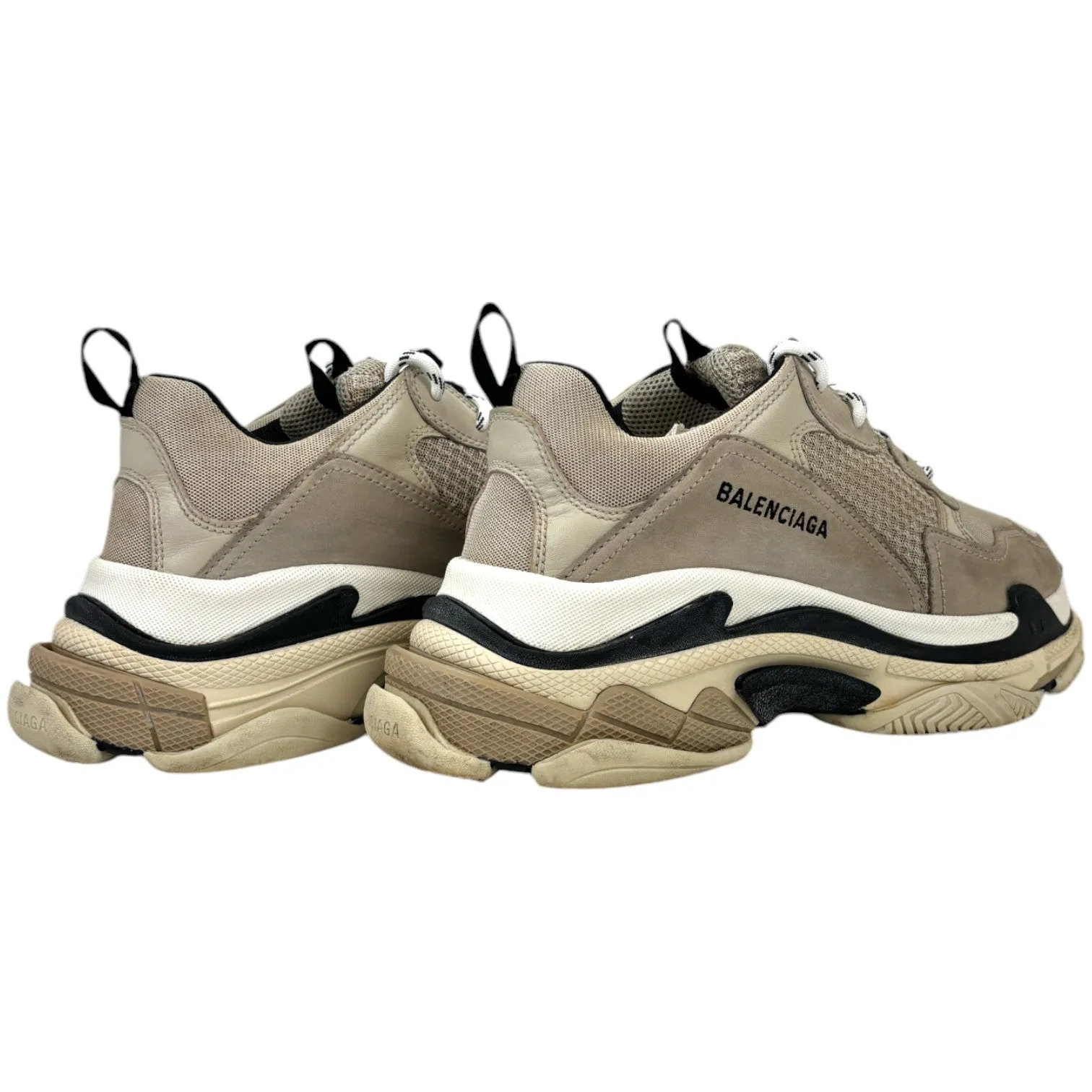 Men's Triple S Low Trainers Beige Size EU 42 / UK 8