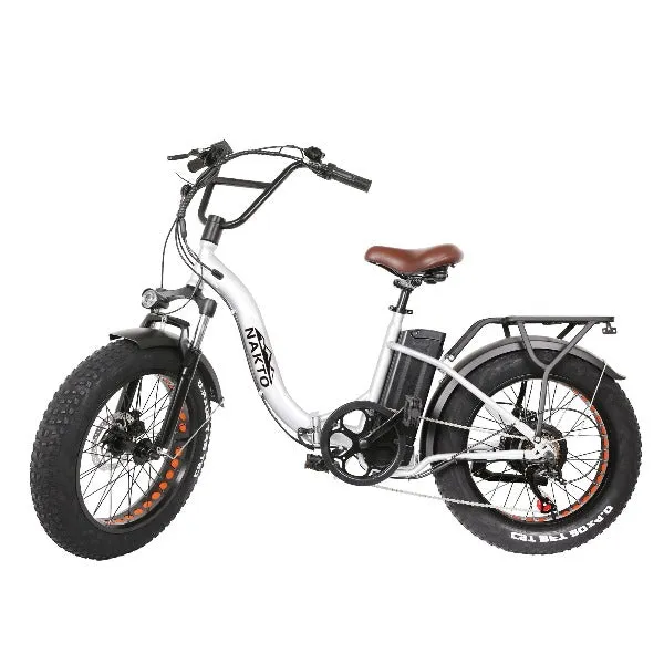 Nakto Folding OX 48V/10Ah 500W City Cargo Fat Tire Folding Electric Bike