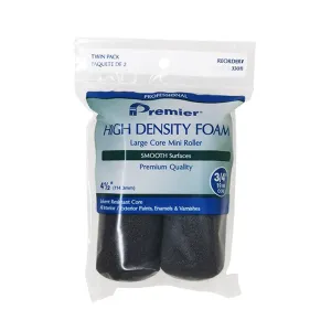 Premier Woven High Density Black Foam 4.5" Twin Pack Large Core