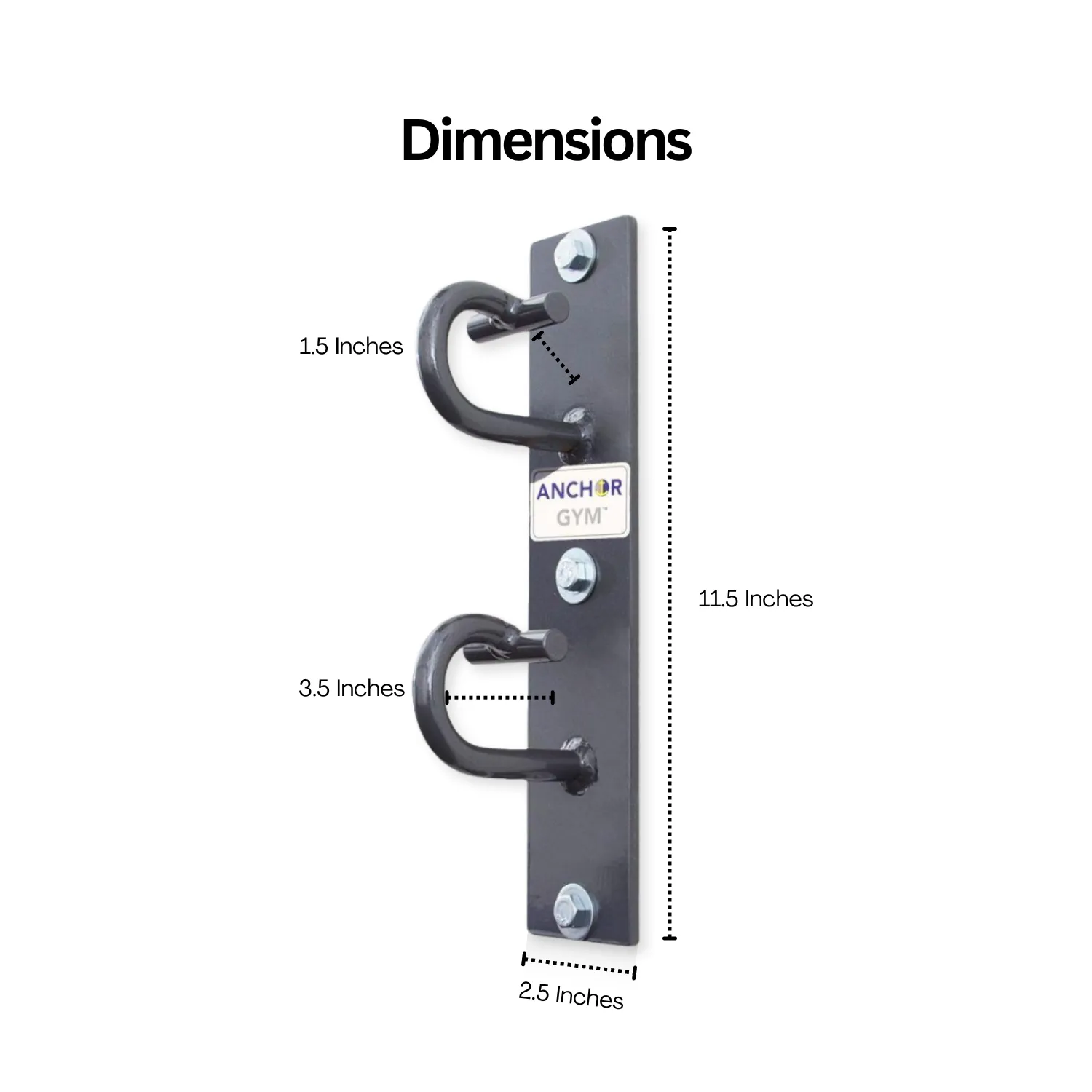 PRO Station by Anchor Gym | Six Double Anchor Wall Mount System