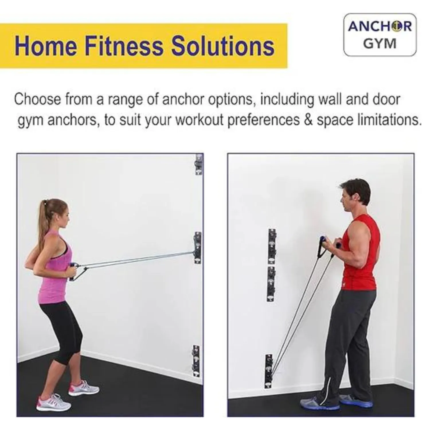 PRO Station by Anchor Gym | Six Double Anchor Wall Mount System