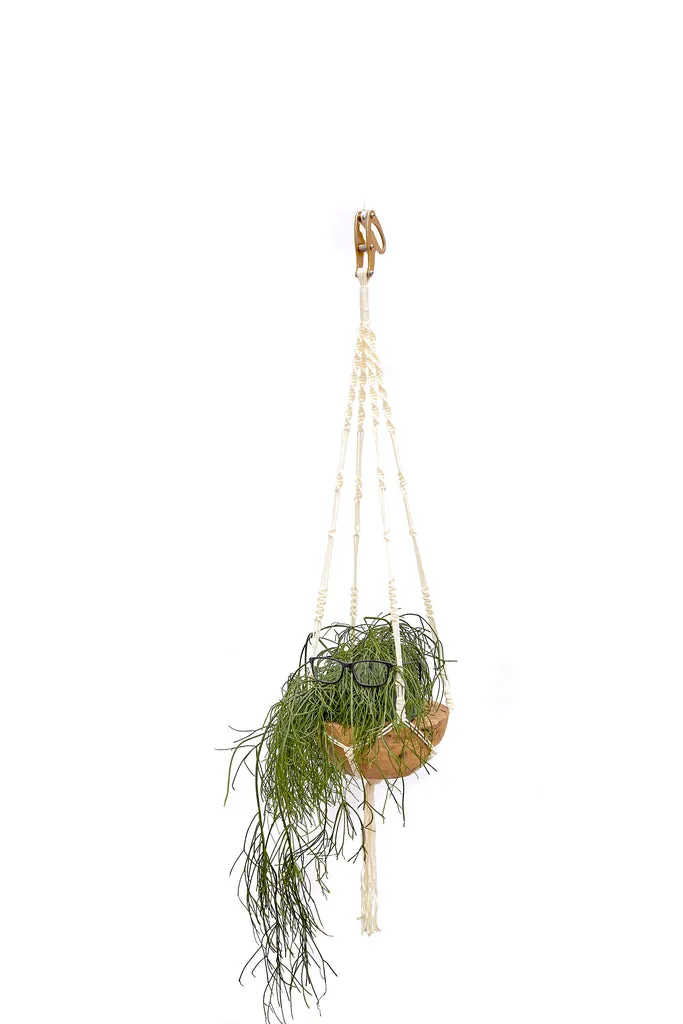 Rope Core Macrame Hanging Planter - Braided - SRC Belay Device