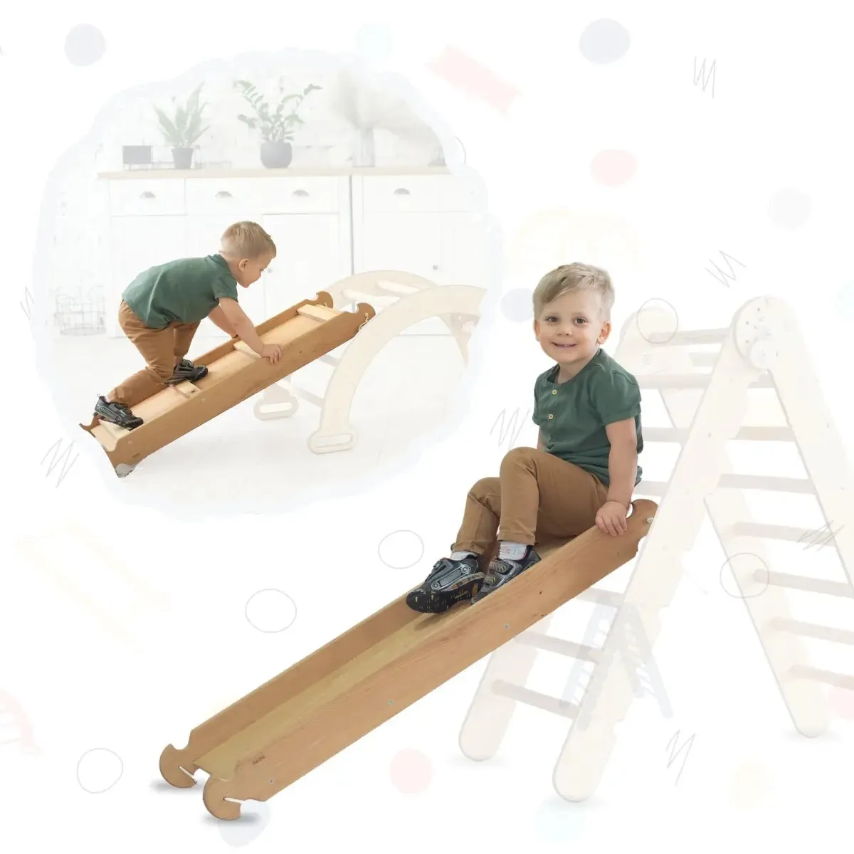 Slide Board & Climbing Ramp - Climbing Accessories