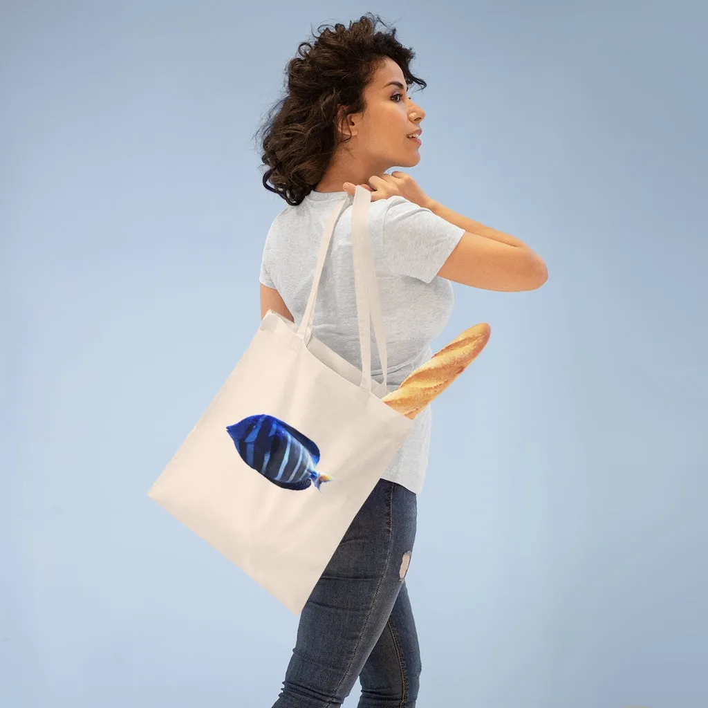 Striped Fish Tote Bag