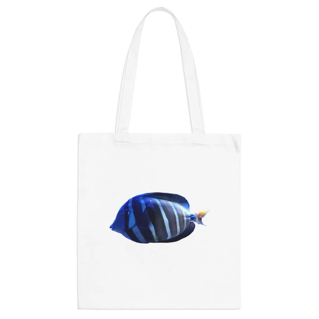 Striped Fish Tote Bag