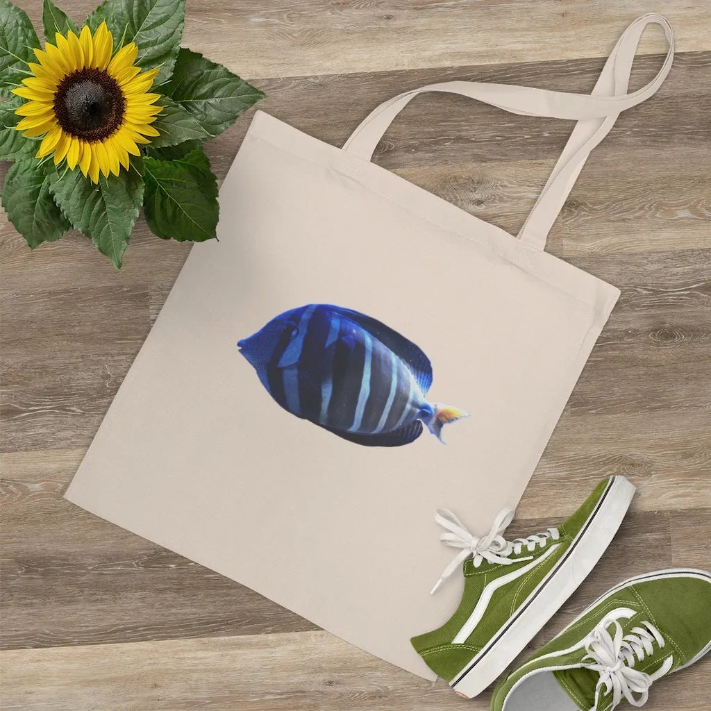 Striped Fish Tote Bag