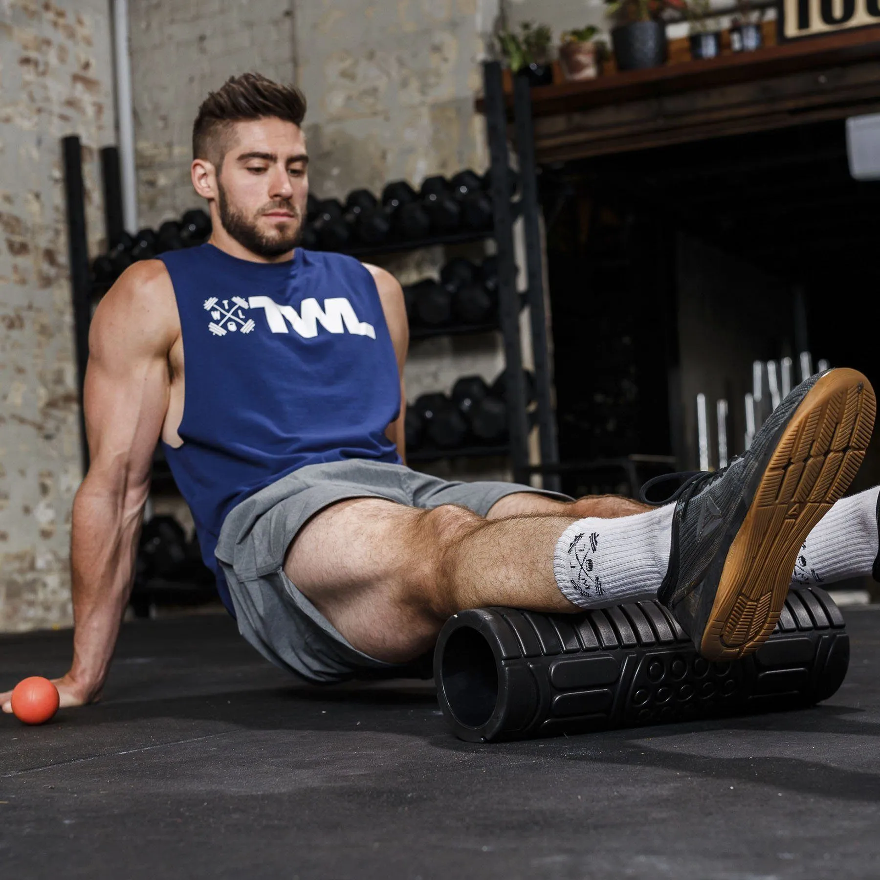 TWL - Hollow Foam Roller - Half Length - 46cm