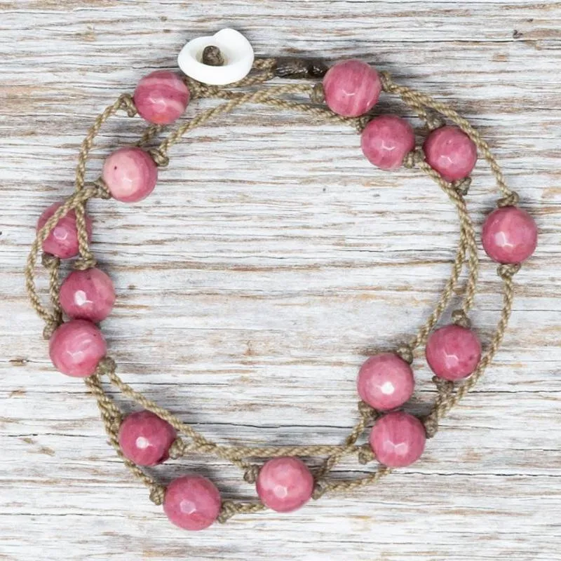 Wrap-0470-Rose Rhodonite Faceted Medium