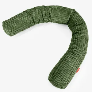 XXL Cuddle Cushion - Cord Forest Green