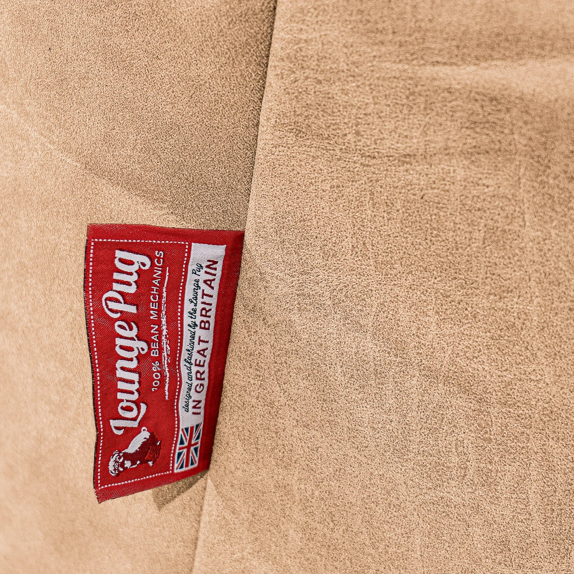 XXL Cuddle Cushion - Distressed Leather Honey Brown