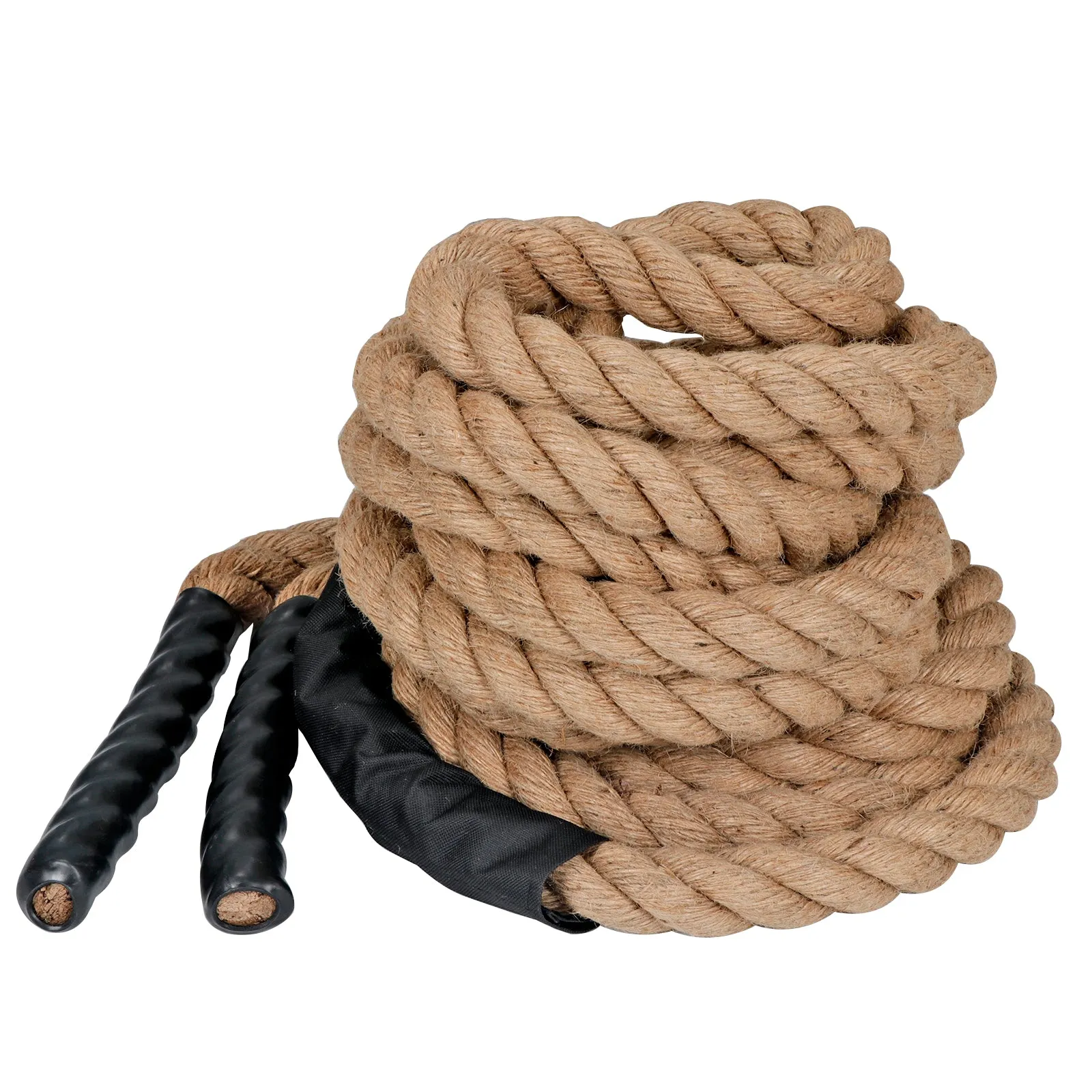 ZENY™ Jute Rope 30 FT /40 FT Length Twisted Hemp Rope Workout Training Undulation Rope